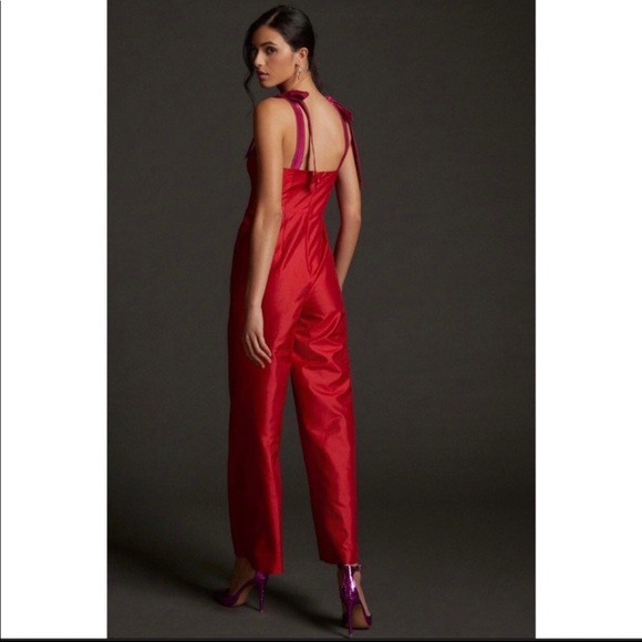 Seamed wideleg jumpsuit - Picture 6 of 10